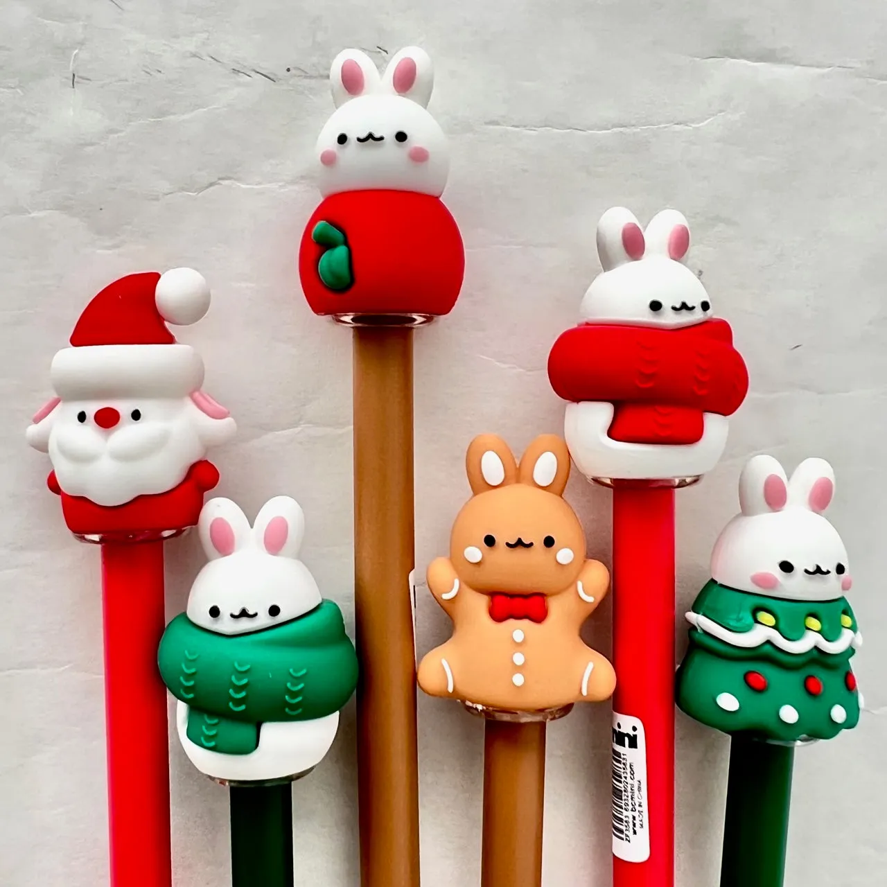 X 22586 CHRISTMAS BUNNY GEL PEN-DISCONTINUED