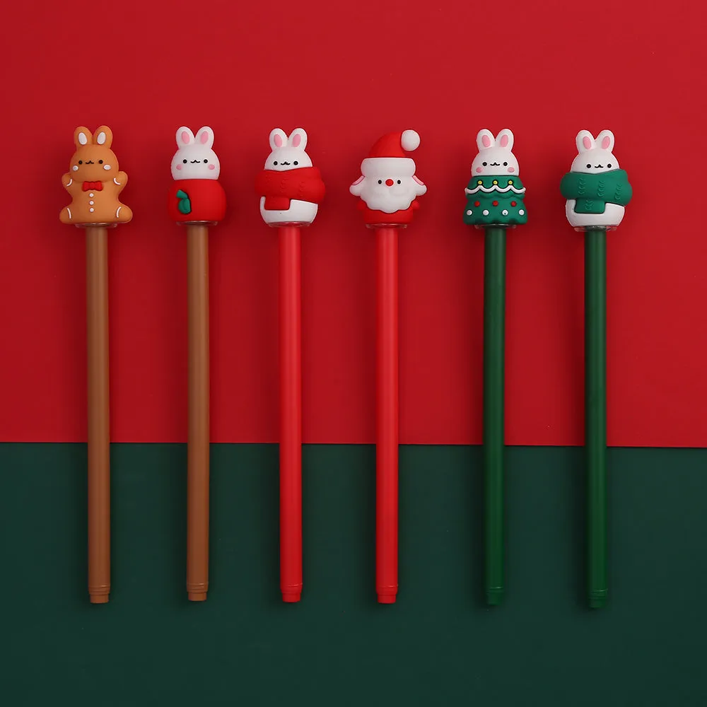 X 22586 CHRISTMAS BUNNY GEL PEN-DISCONTINUED