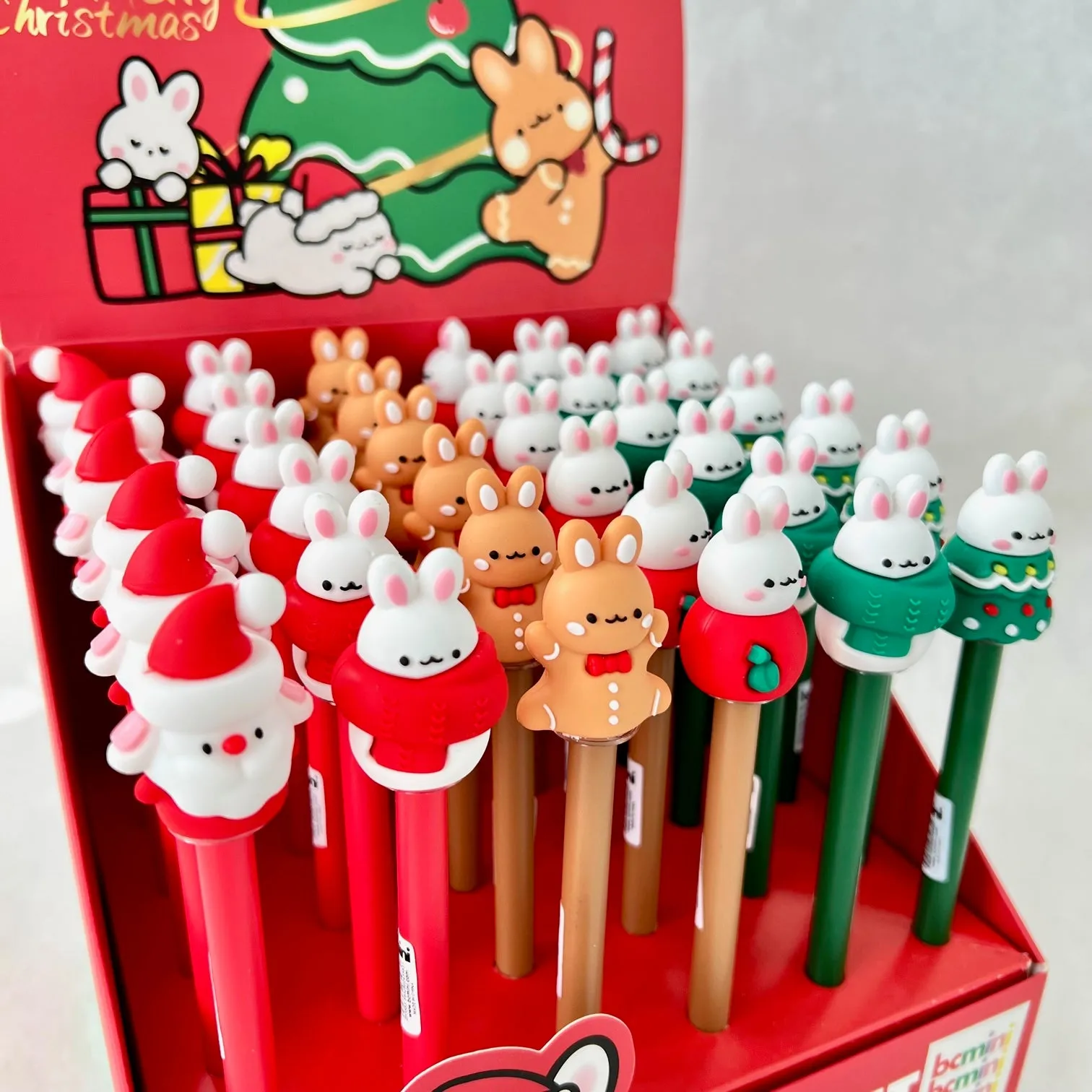 X 22586 CHRISTMAS BUNNY GEL PEN-DISCONTINUED