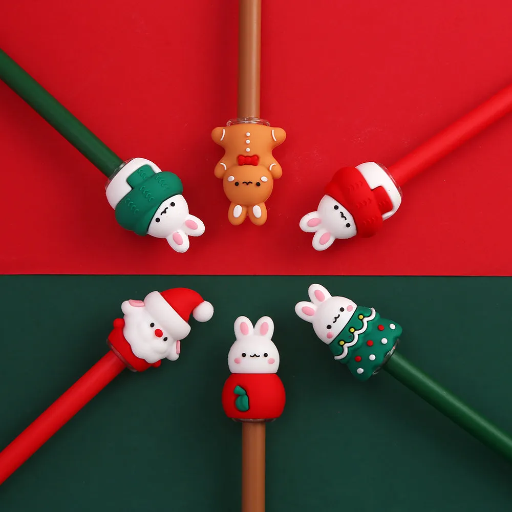 X 22586 CHRISTMAS BUNNY GEL PEN-DISCONTINUED