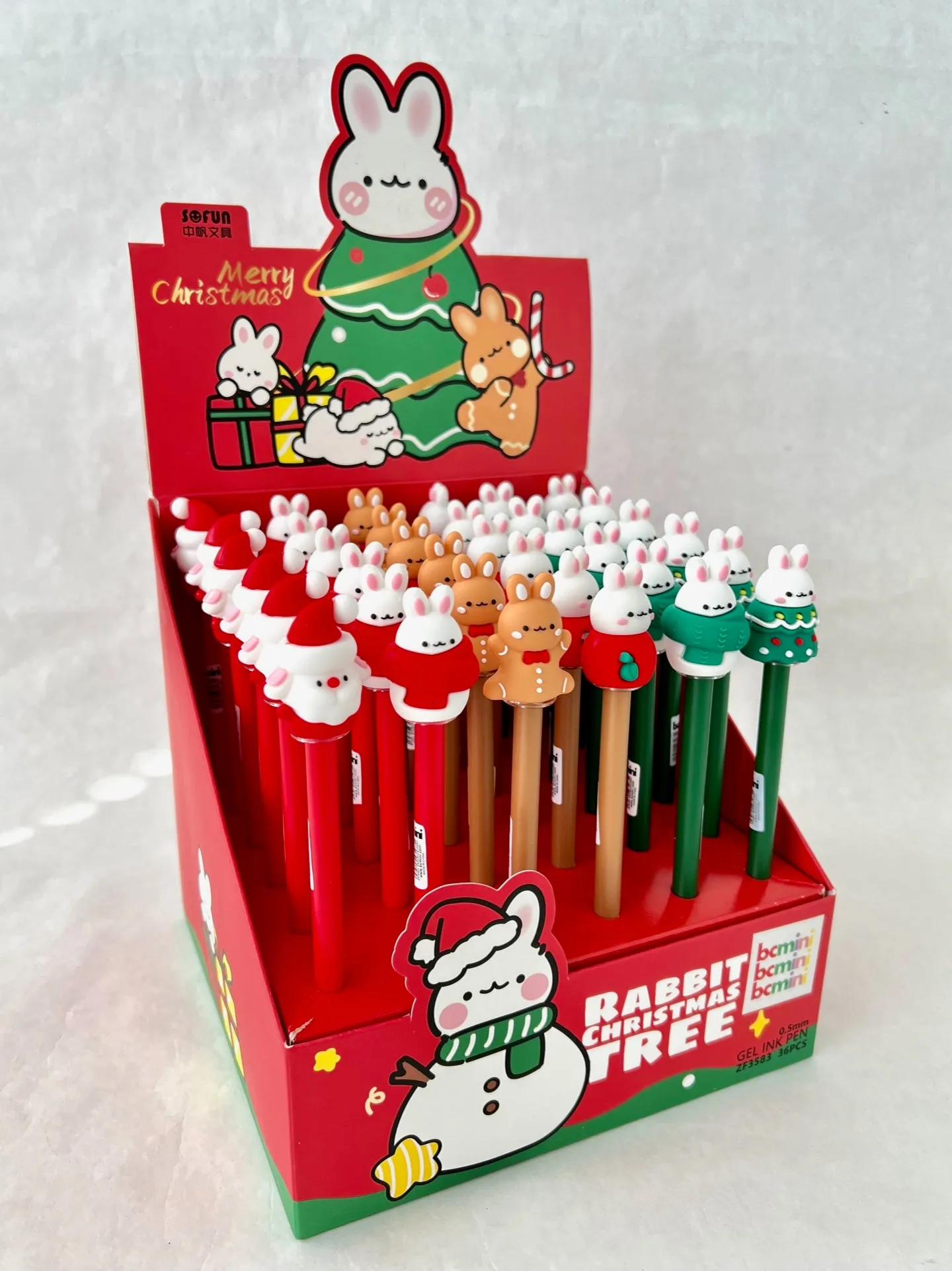 X 22586 CHRISTMAS BUNNY GEL PEN-DISCONTINUED