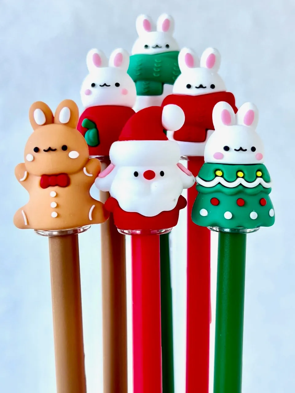 X 22586 CHRISTMAS BUNNY GEL PEN-DISCONTINUED