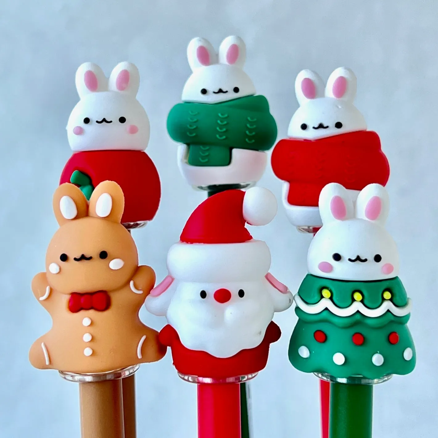 X 22586 CHRISTMAS BUNNY GEL PEN-DISCONTINUED