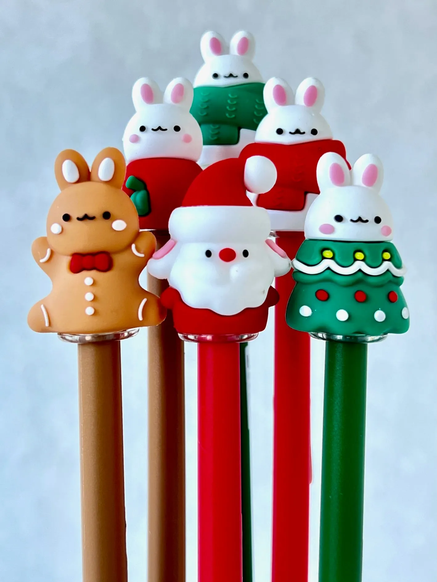 X 22586 CHRISTMAS BUNNY GEL PEN-DISCONTINUED