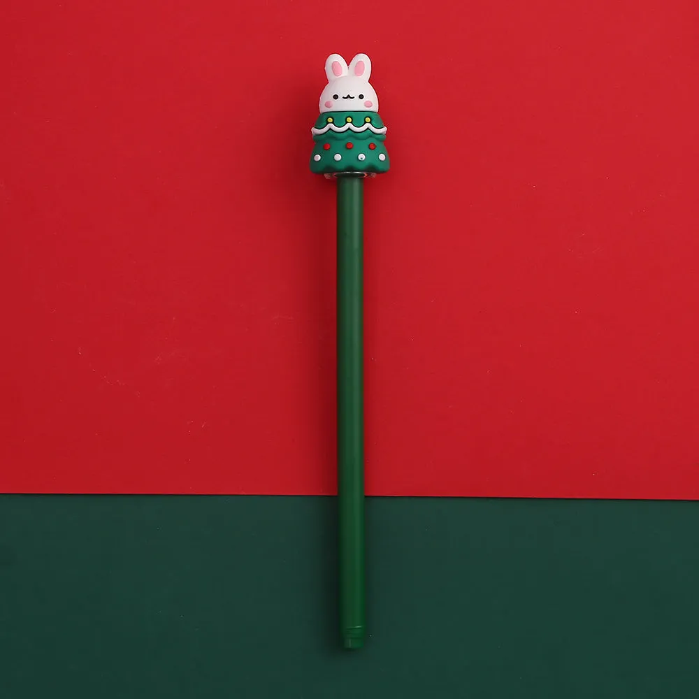 X 22586 CHRISTMAS BUNNY GEL PEN-DISCONTINUED