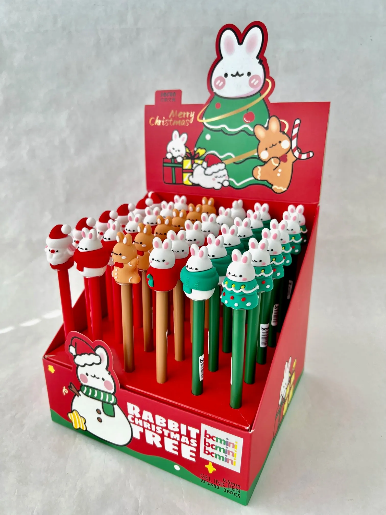 X 22586 CHRISTMAS BUNNY GEL PEN-DISCONTINUED