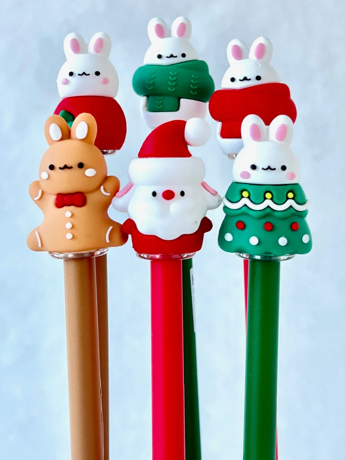 X 22586 CHRISTMAS BUNNY GEL PEN-DISCONTINUED