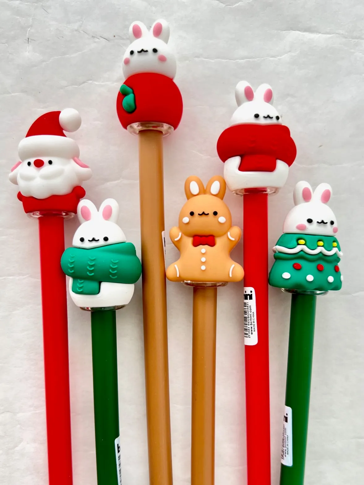 X 22586 CHRISTMAS BUNNY GEL PEN-DISCONTINUED