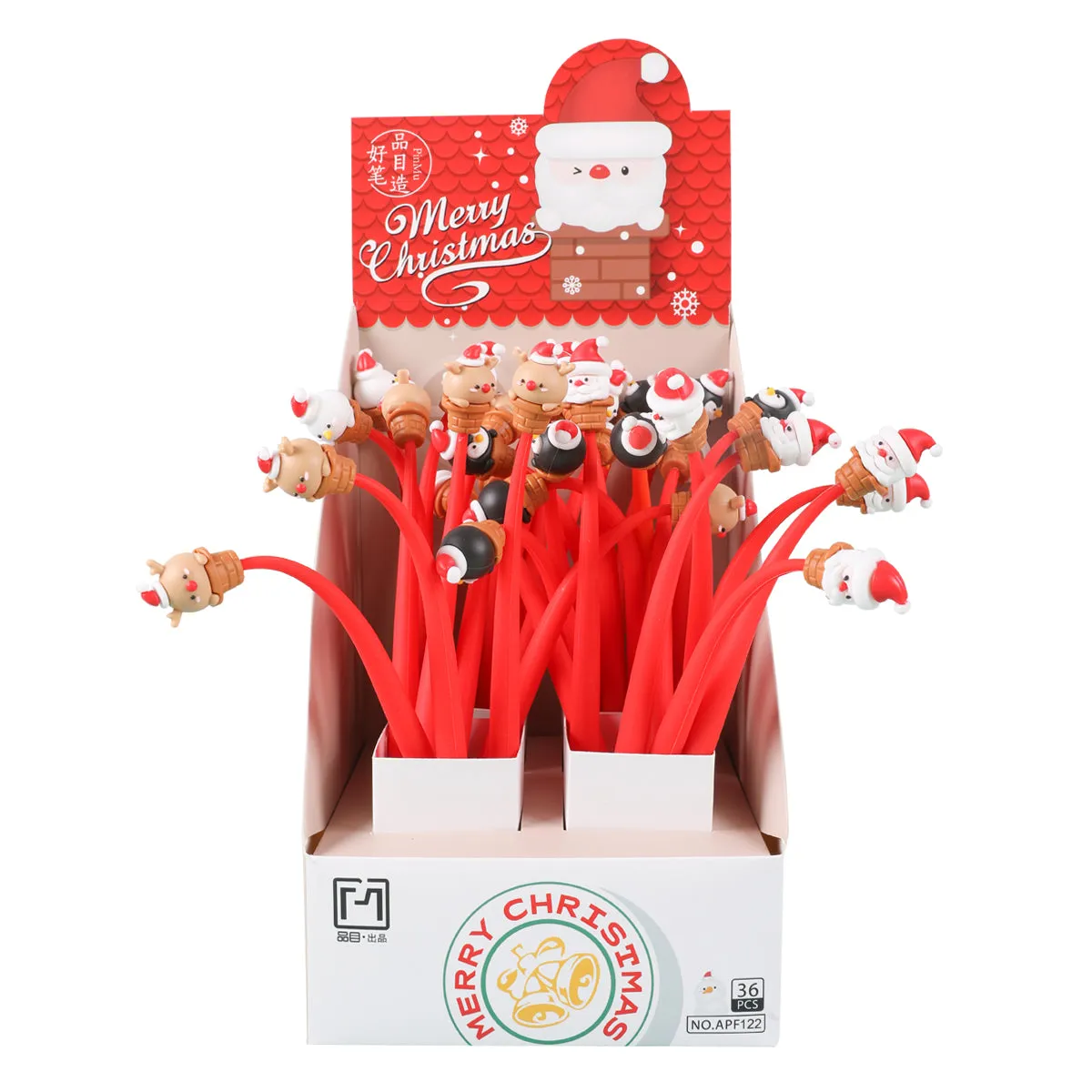 X 22587 CHRISTMAS WIGGLE GEL PEN-DISCONTINUED